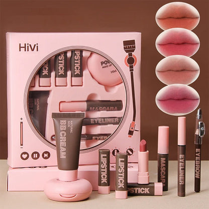 HiVi Makeup Gift Box Powder Glue Record Limited Lipstick