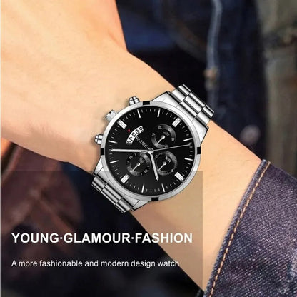 Fashion Men Luxury Calendar Quartz Wrist Watch
