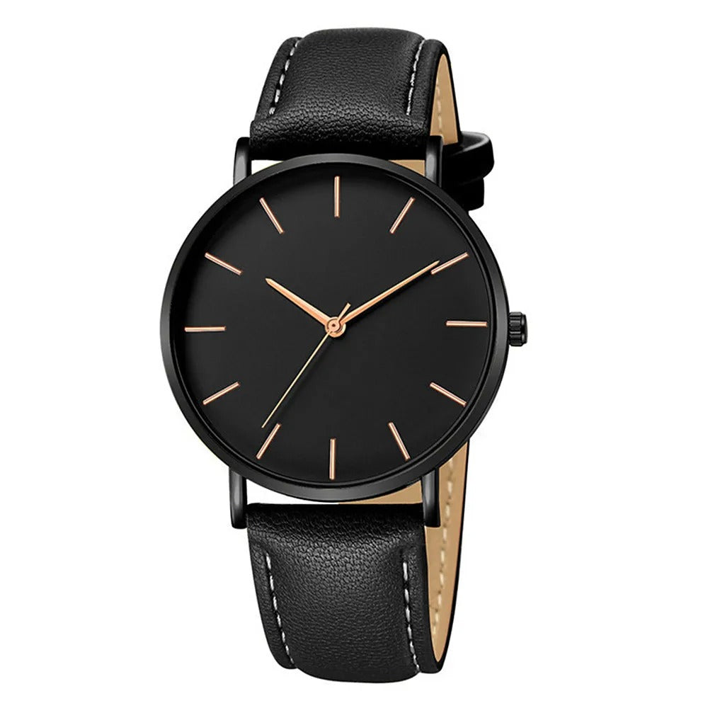 Simple Ultra Thin Men's Watch Top Brand Fashion Analog Quartz